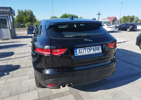Jaguar F-Pace cena 84900 przebieg: 150734, rok produkcji 2017 z Michałowo małe 326